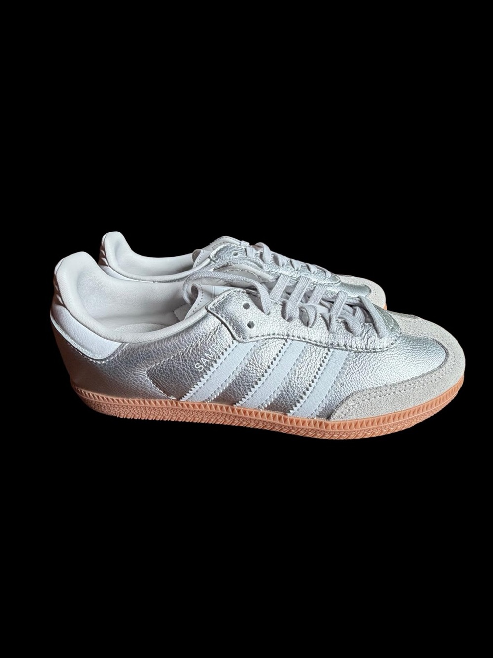 Adidas Originals Samba OG Silver Metallic White Gum